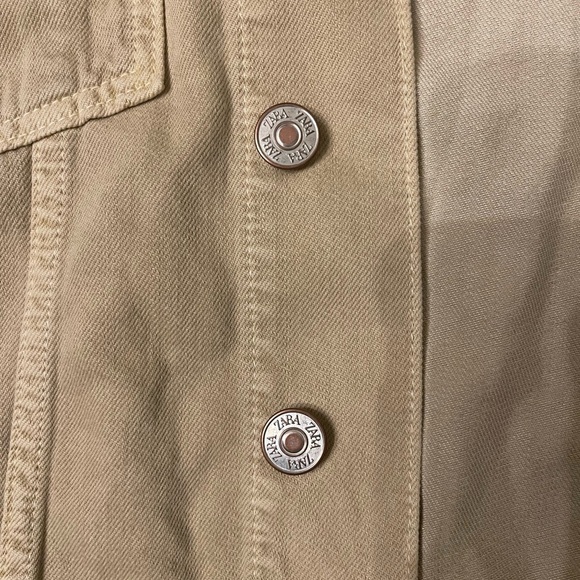 NWT Zara Colored Denim Jacket Size XL - Picture 7 of 7